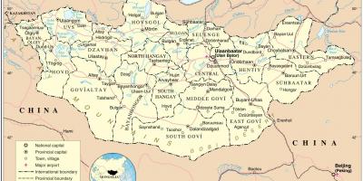 W Mongolii mapie