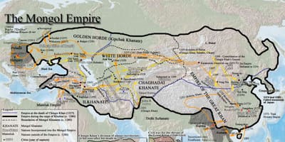 Karty historii Mongolii 